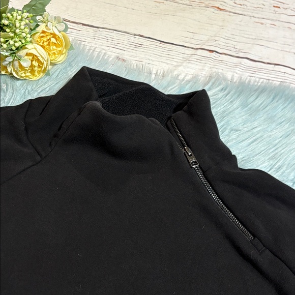 Athleta Cozy Karma Asym Black Pullover sz XS - Picture 2 of 8